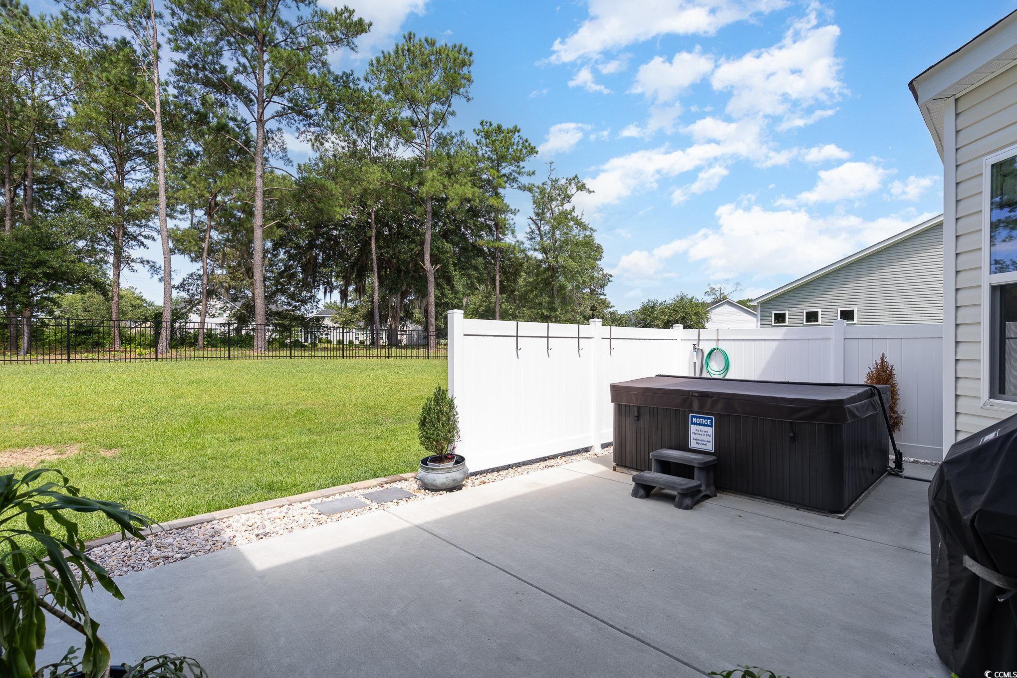 1438 Perch Place Longs, SC 29568 - Photo 31 of 39 View of patio / terrace with a hot tub