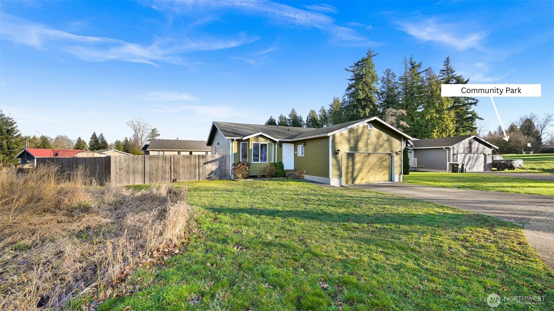 6196 Quail Court Ferndale, WA 98248 - Photo 2 of 27 a front view of a house with a yard and lake view