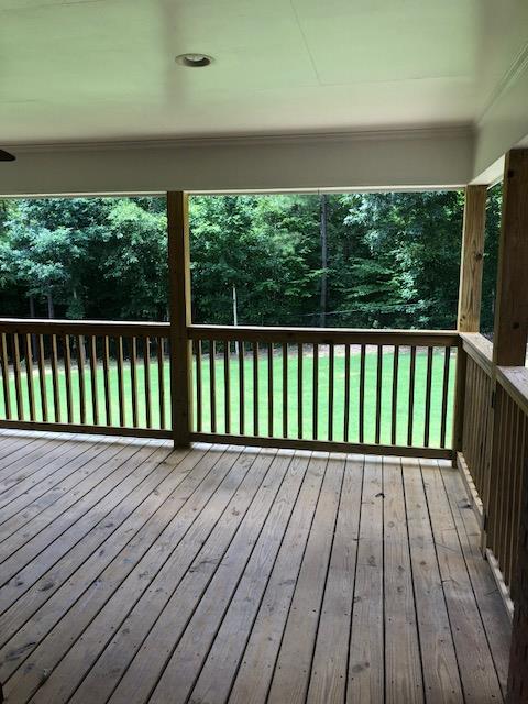 407 Quail Ridge Drive Midland, GA 31820 - Photo 21 of 28 rear covered porch overlooking backyard