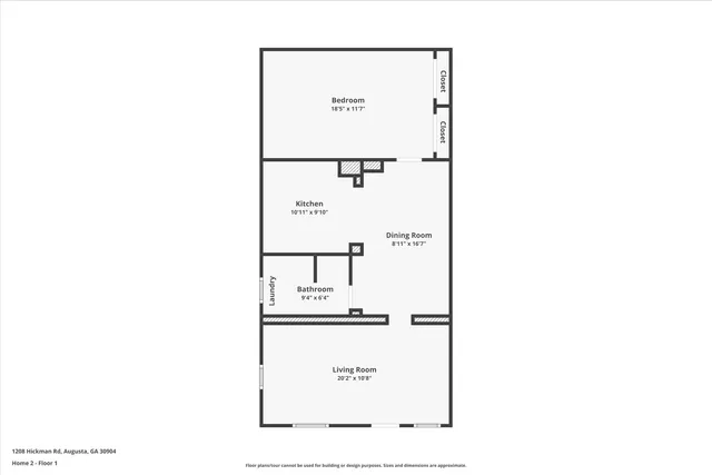 $165,000 | 1208 Hickman Road, Augusta, GA 30904