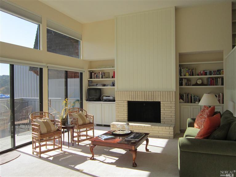 5 Greenside Way San Rafael, CA 94901 - Photo 1 of 1 a living room with furniture and a fireplace