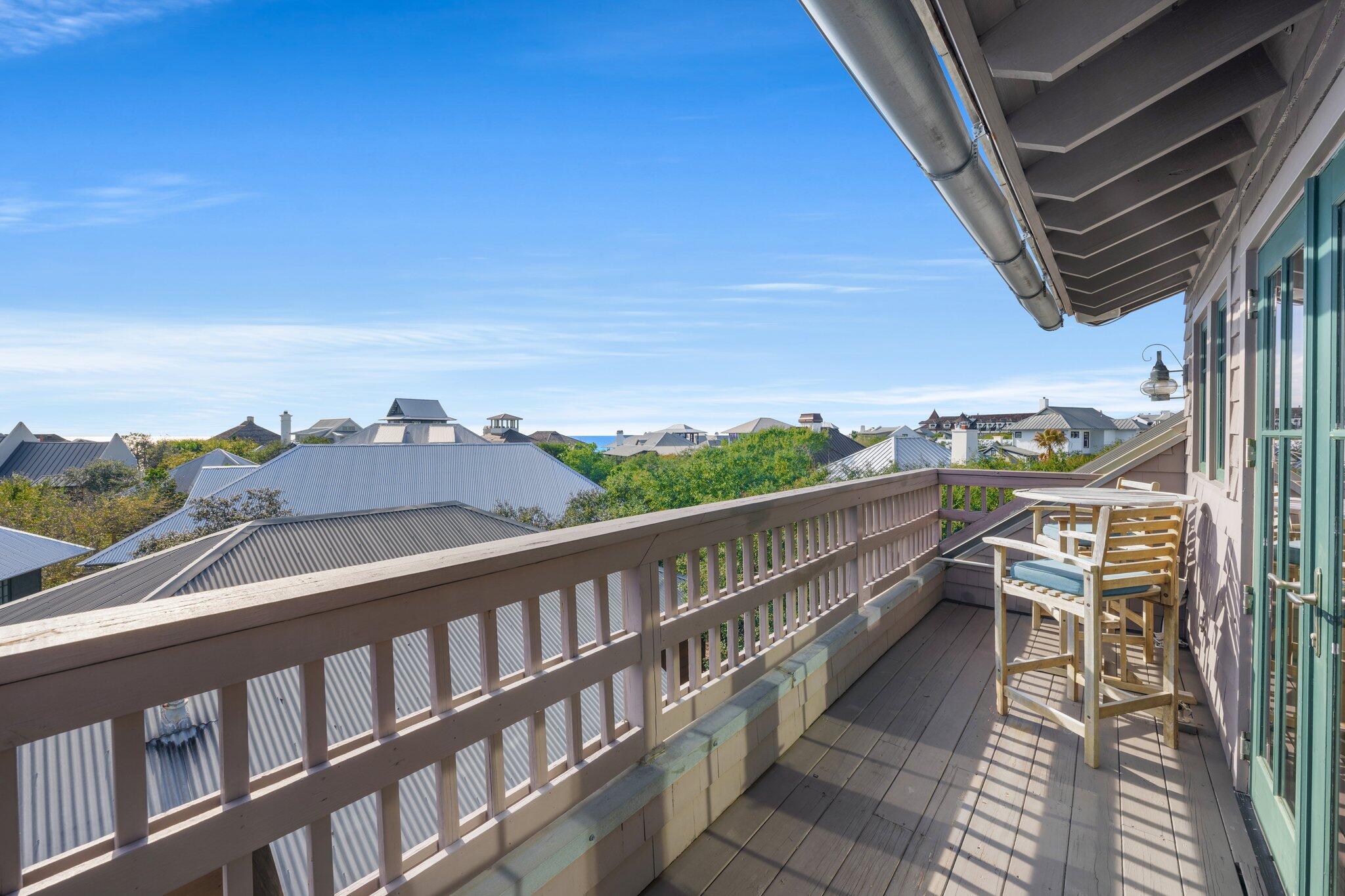 313 East Water Street Inlet Beach, FL 32461 - Photo 46 of 56 a view of a city from a balcony