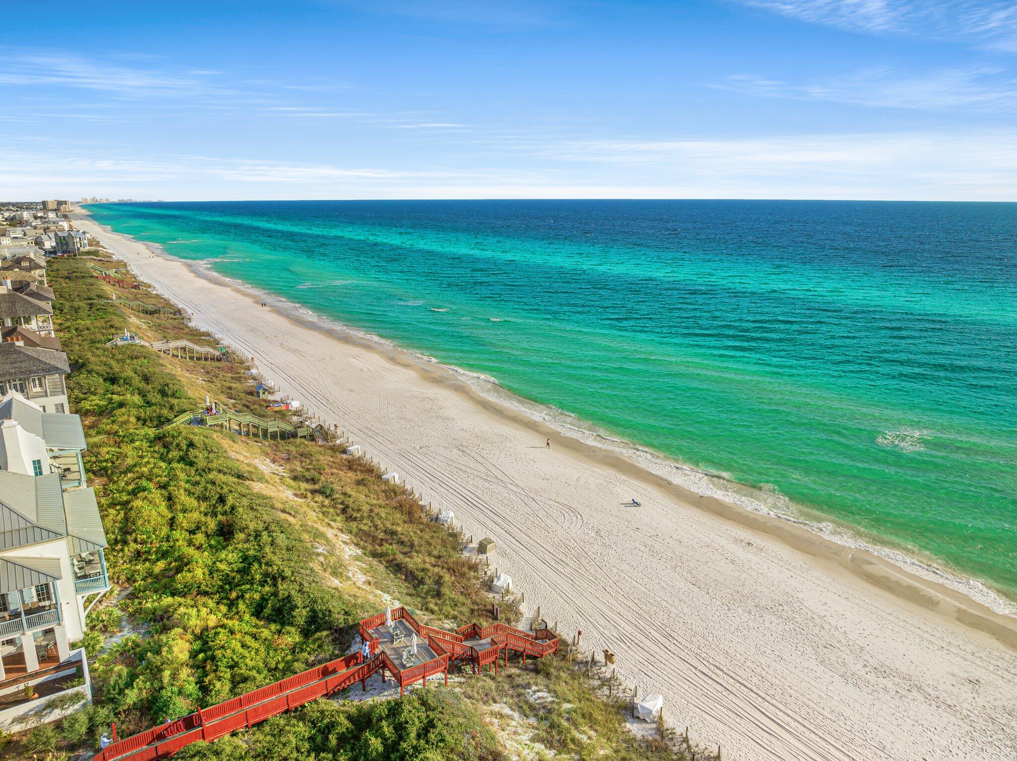 313 East Water Street Inlet Beach, FL 32461 - Photo 54 of 56 a view of a beach with a big yard