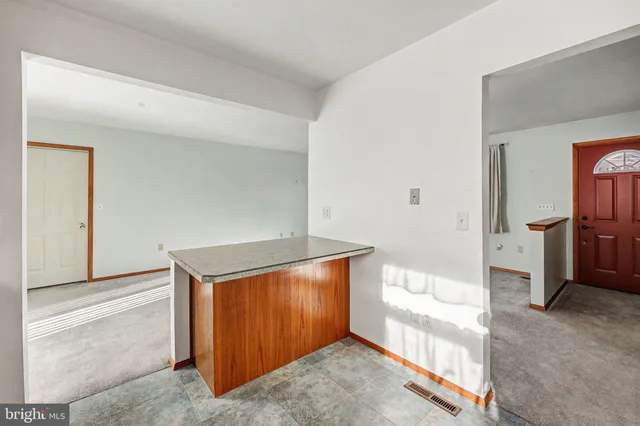 a view of an empty room