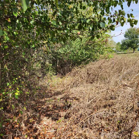a view of an outdoor space and mountain view