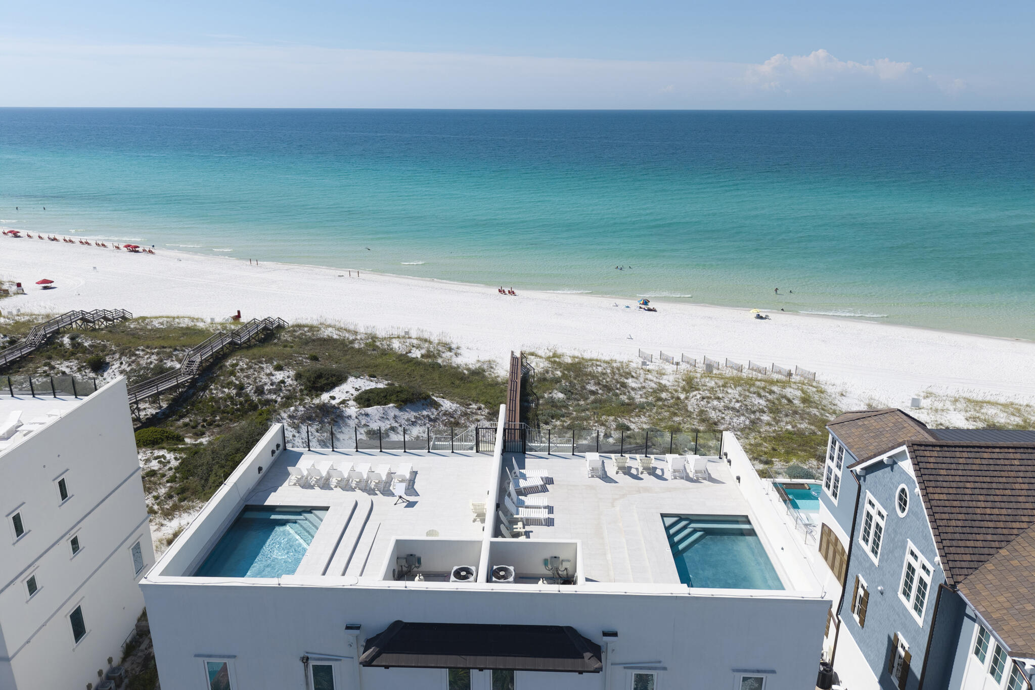 26 Azzurro Way, Unit A Santa Rosa Beach, FL 32459 - Photo 56 of 60 Rooftop Pool Deck Aerial