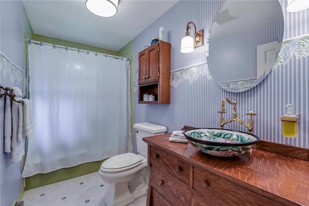 2092 Mercer Road New Brighton, PA 15066 - Photo 15 of 25 Antique vanity with bowl sink in guest bath