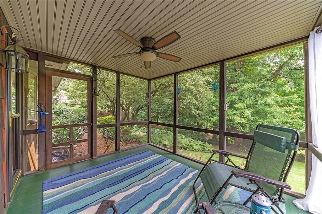 2092 Mercer Road New Brighton, PA 15066 - Photo 20 of 25 Enjoy the serenity while you take in the view relaxing in this screened in porch