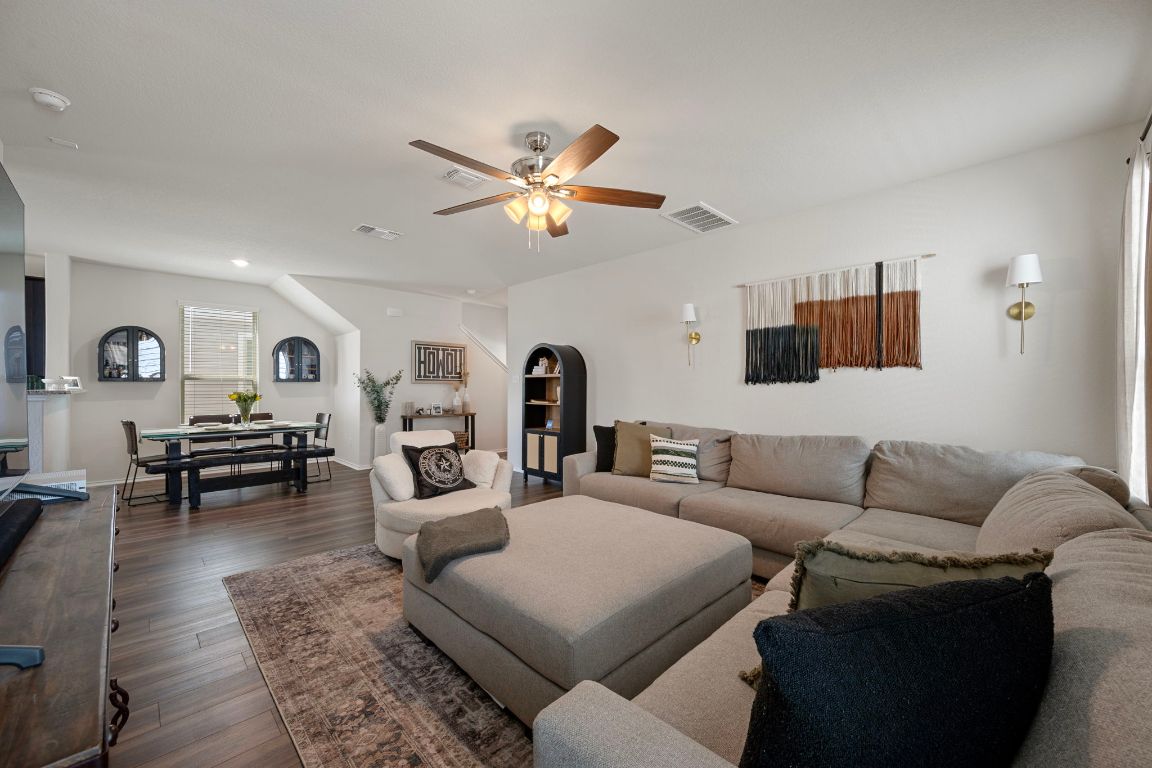 27 Pacific Loon Street Leander, TX 78641 - Photo 9 of 35 a living room with furniture