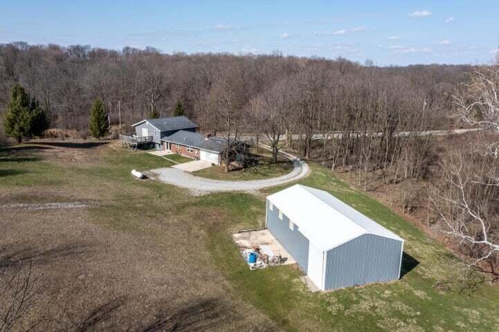 9767 Ward Road St. Paris, OH 43072 - Photo 3 of 66 Aerial View of Property
