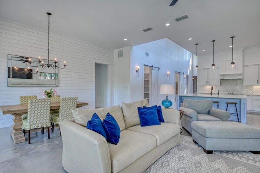1018 River Road Burnet, TX 78611 - Photo 15 of 29 a living room with furniture and kitchen view