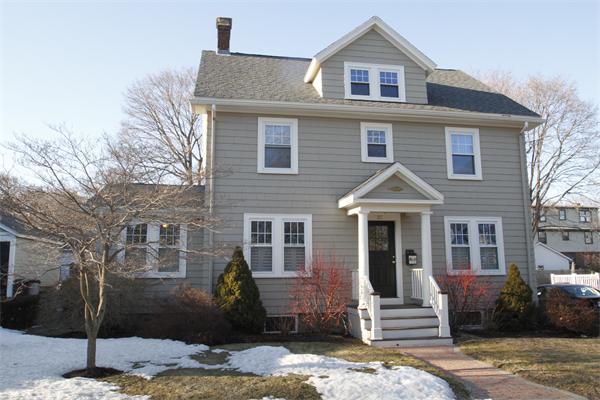 27 Homestead Road Marblehead, MA 01945 - Photo 1 of 1 a front view of a house with a pathway