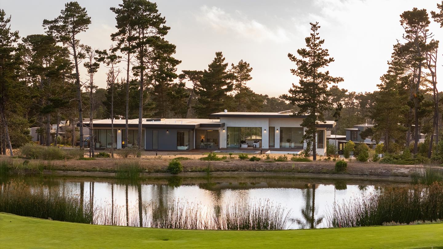 31 Poppy Lane Pebble Beach, CA 93953 - Photo 43 of 45 a front view of house with yard and lake view