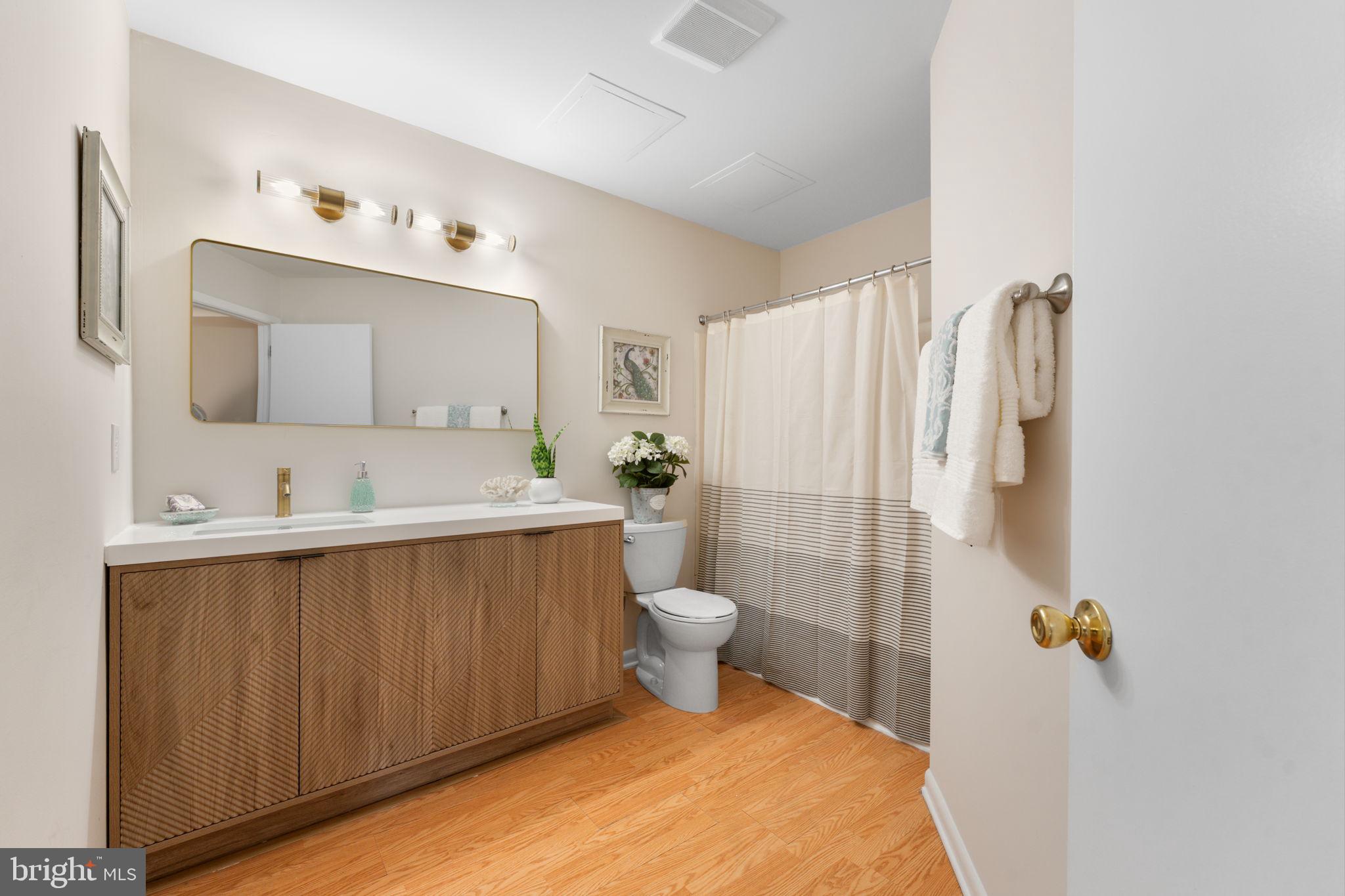 205 Michelle Court Newark, DE 19711 - Photo 20 of 37 a bathroom with a sink a toilet and shower