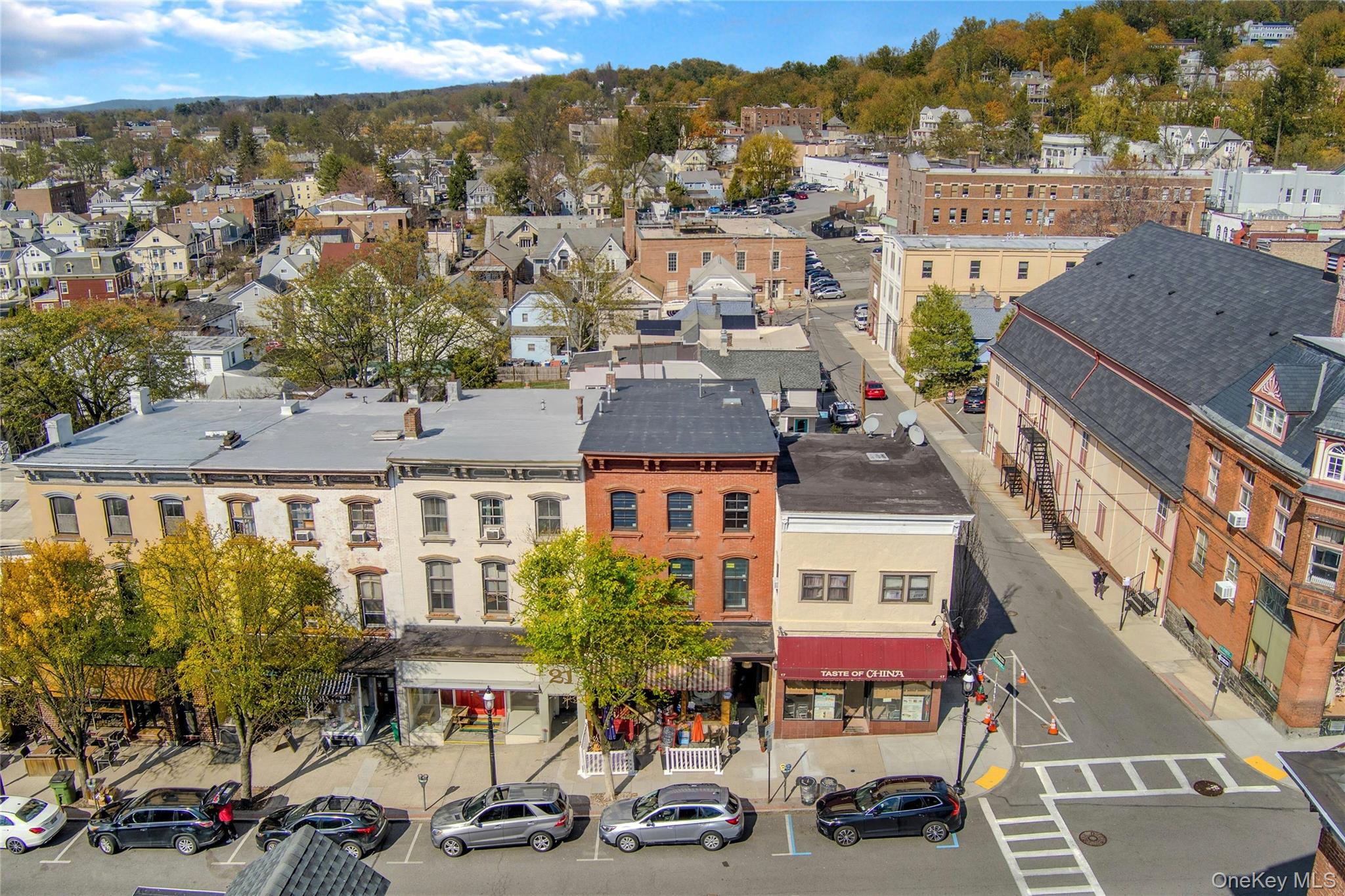 19 Main Street, Unit 2 Tarrytown, NY 10591 - Photo 22 of 24 an aerial view of a houses with a city street