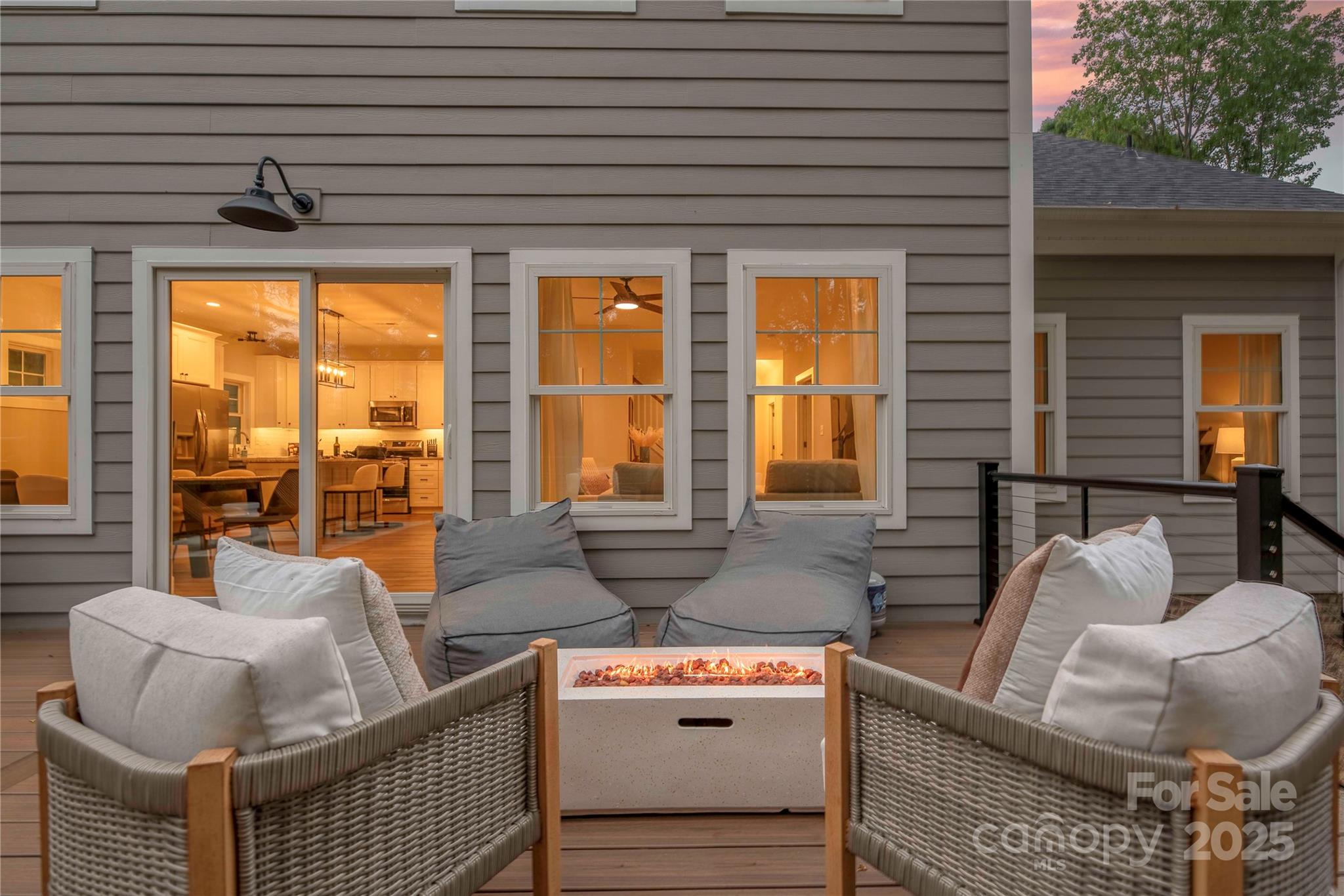 9849 Rich Hatchet Road Huntersville, NC 28078 - Photo 34 of 41 a outdoor living space with furniture and a floor to ceiling window