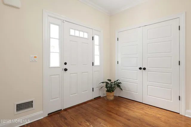 wooden floor in an empty room