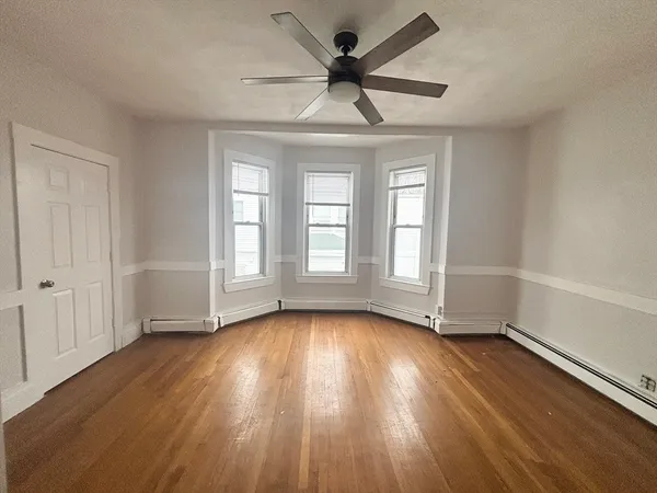 a view of livingroom with hardwood floor and window