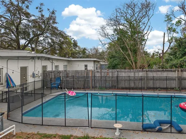 a outdoor view with a sitting space