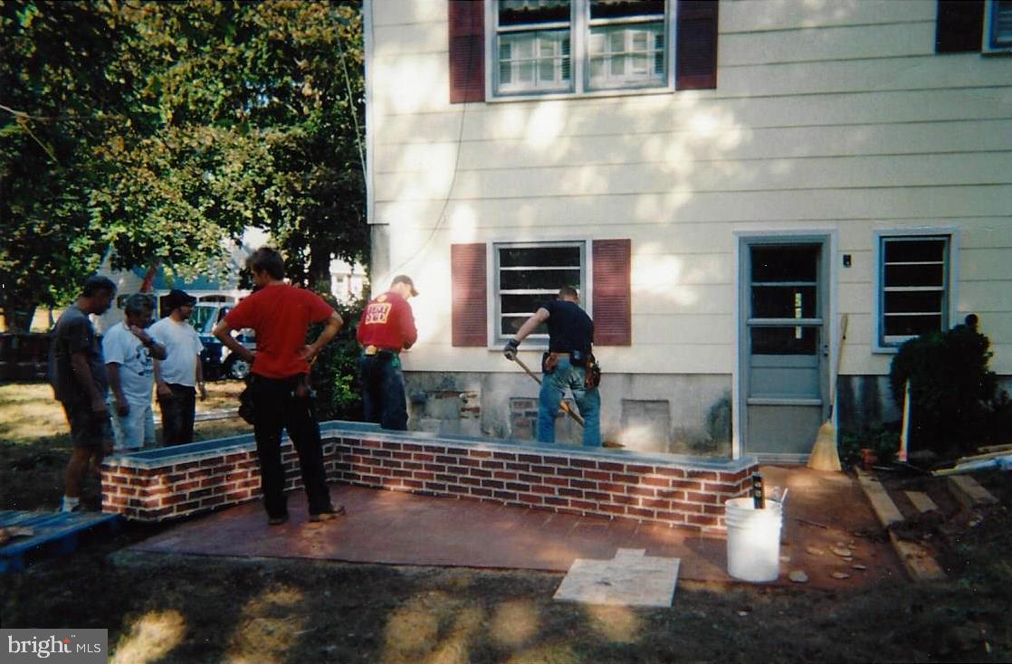 10 Bryan Avenue Malvern, PA 19355 - Photo 15 of 46 The Paver patio being installed prior to filming.