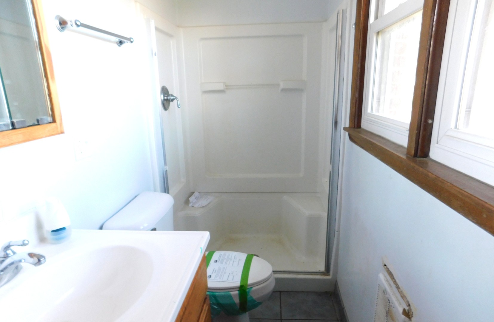 150 South Dixie Highway St. Anne, IL 60964 - Photo 10 of 15 a bathroom with a sink and a shower