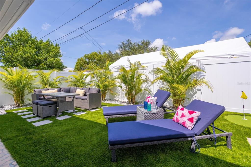 3488 40th Way North St. Petersburg, FL 33713 - Photo 51 of 70 a view of yard with outdoor seating