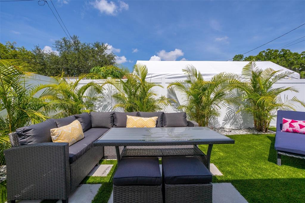 3488 40th Way North St. Petersburg, FL 33713 - Photo 53 of 70 a view of a backyard with sitting area
