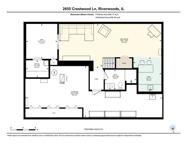$1,425,000 | 2655 Crestwood Lane, Riverwoods, IL 60015