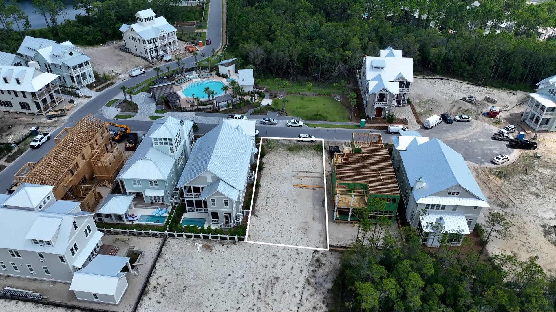 Lot 32 String Lily Cove Santa Rosa Beach, FL 32459 - Photo 2 of 15 an aerial view of multiple houses with outdoor space