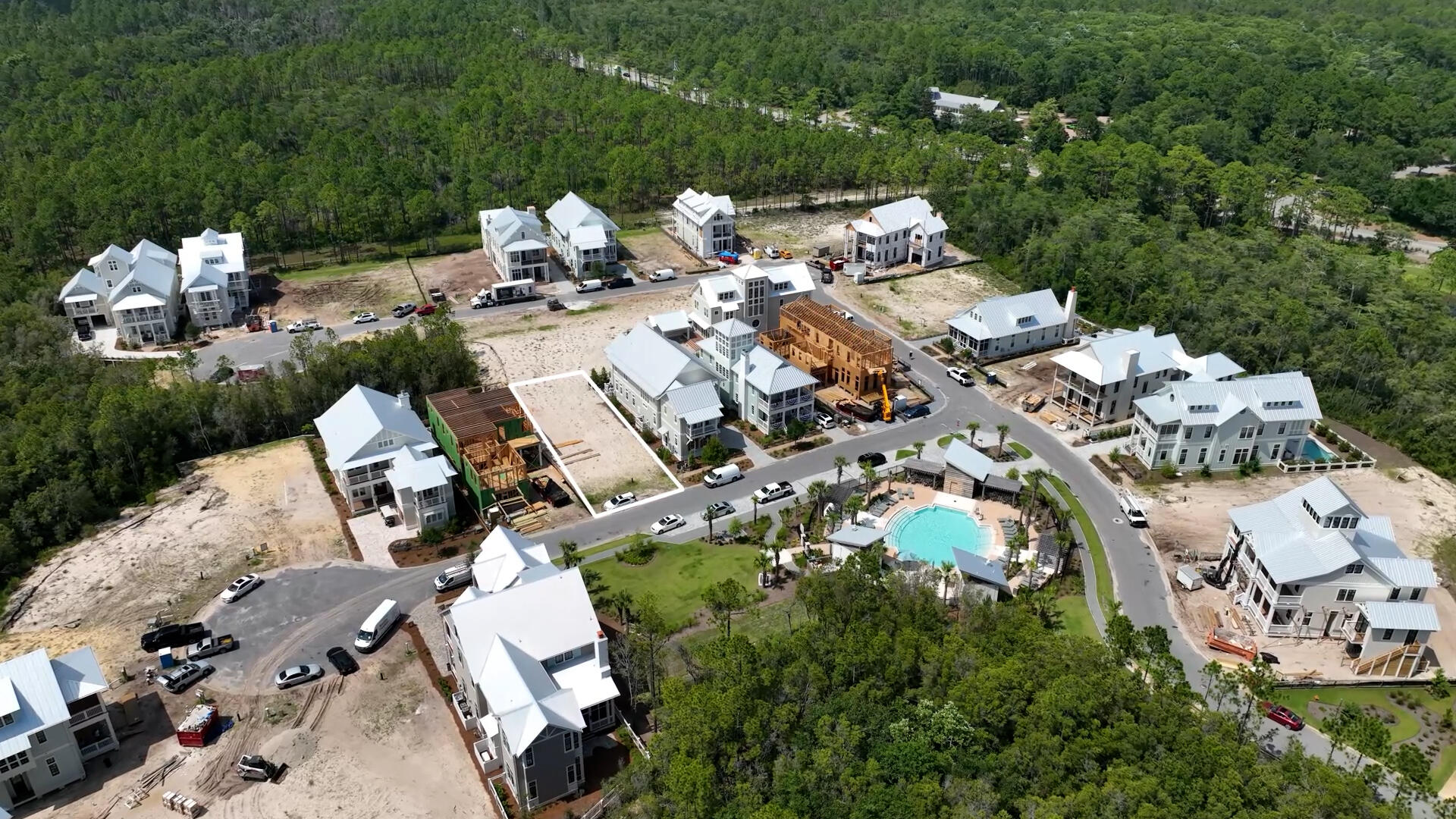 Lot 32 String Lily Cove Santa Rosa Beach, FL 32459 - Photo 3 of 15 an aerial view of a house with outdoor space