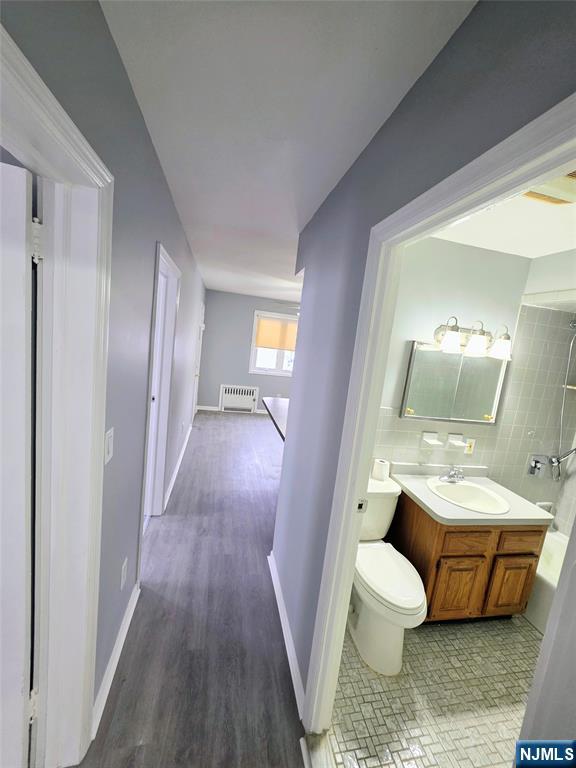 245 Beech Street, Unit 2 Kearny, NJ 07032 - Photo 8 of 16 a bathroom with a sink and a mirror