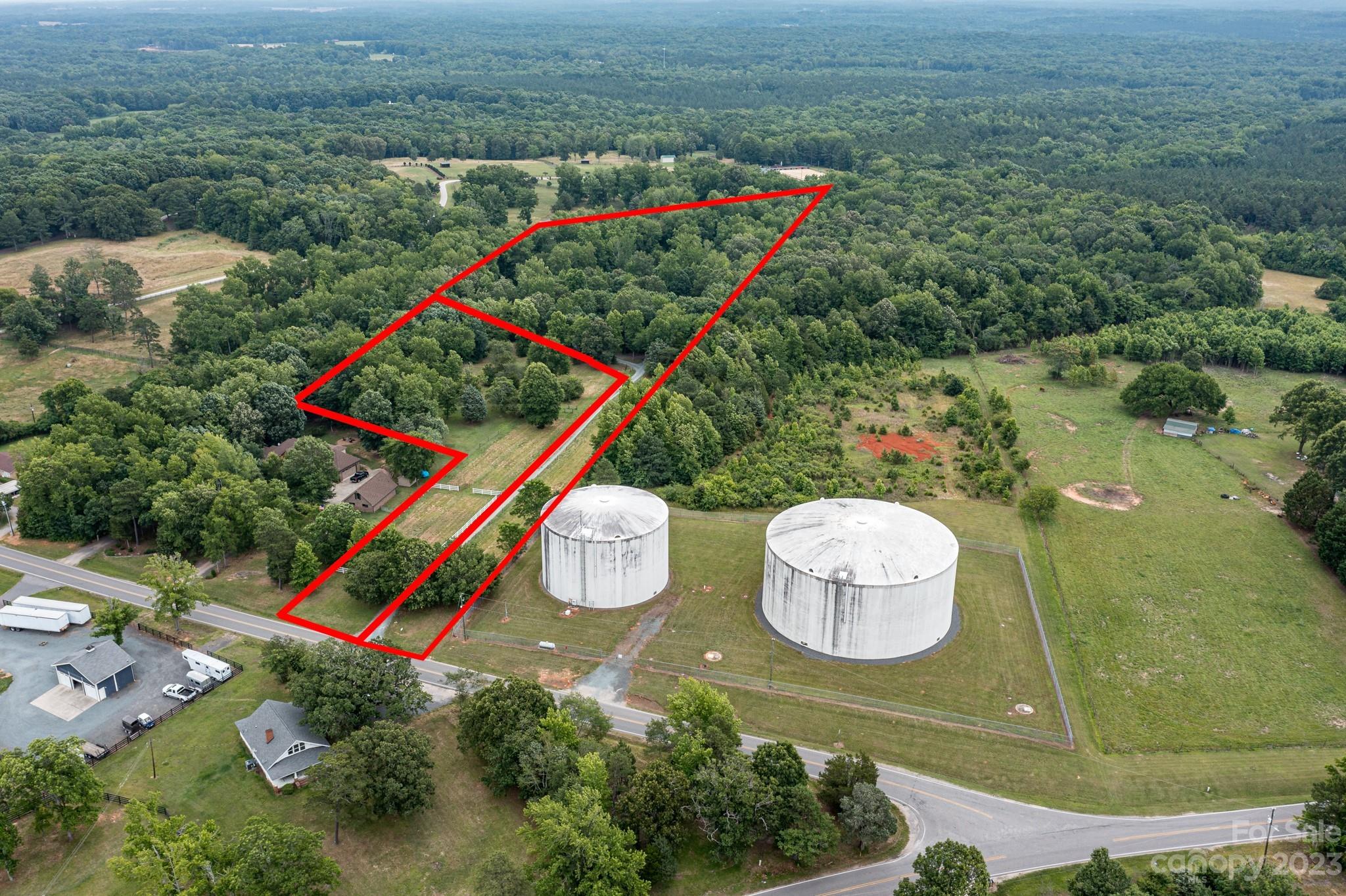 7911 Sims Road Waxhaw, NC 28173 - Photo 46 of 48 an aerial view of a house