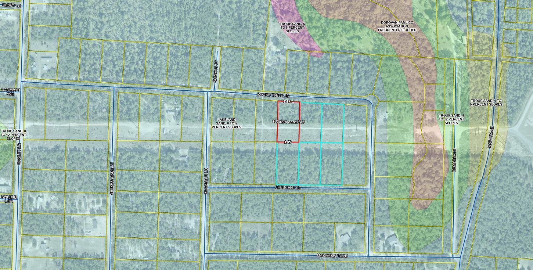 Lot 6 Round Table Road DeFuniak Springs, FL 32433 - Photo 2 of 5 map (27)