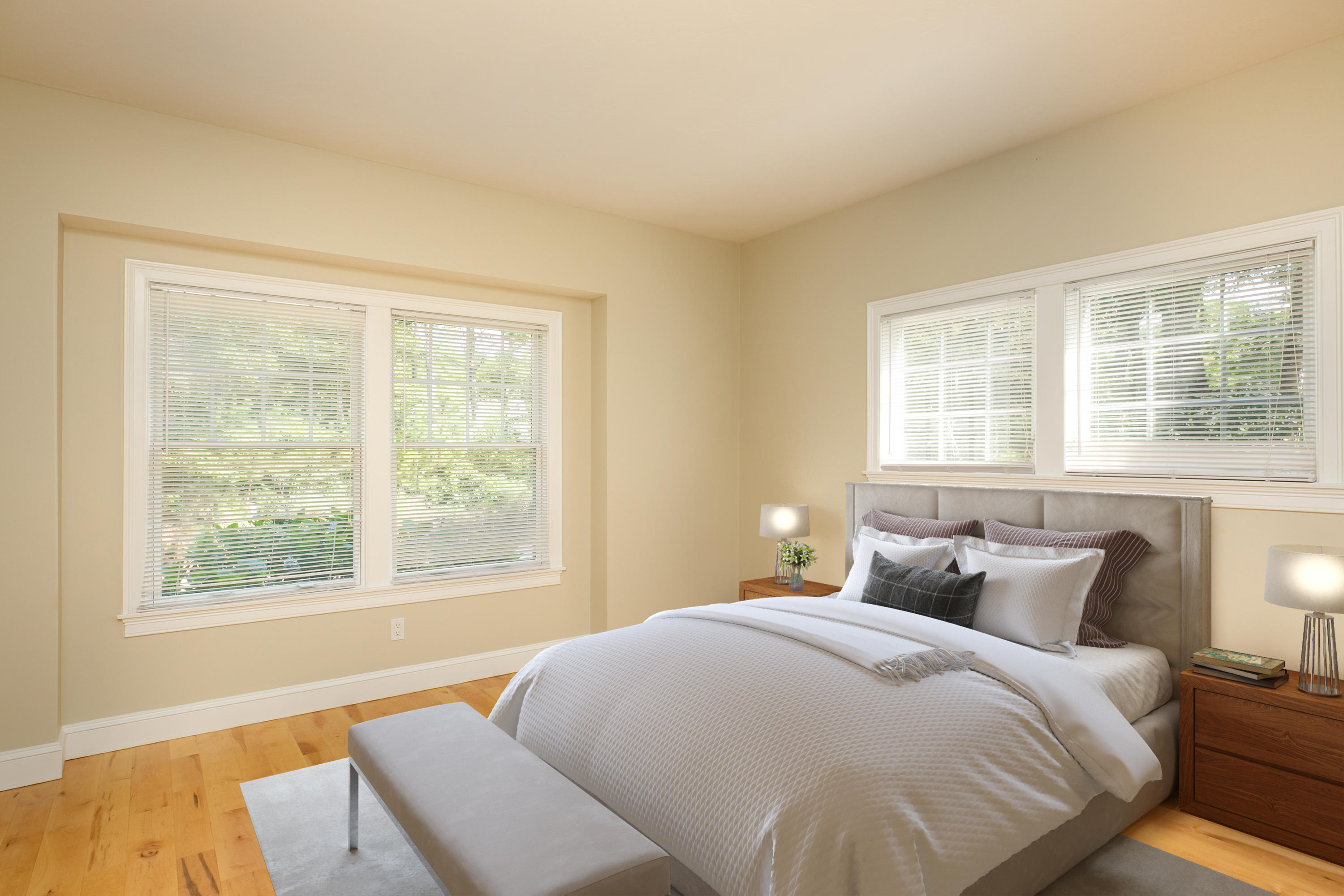 334 Waquoit Road Cotuit, MA 02635 - Photo 9 of 32 a bedroom with a bed and a large window