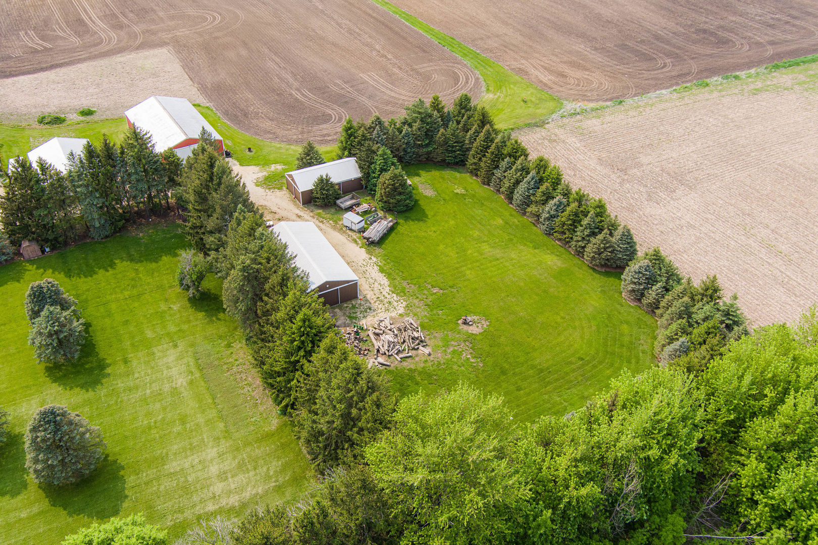 14265 Barber Greene Road Sycamore, IL 60178 - Photo 6 of 38 a view of a lake with a yard