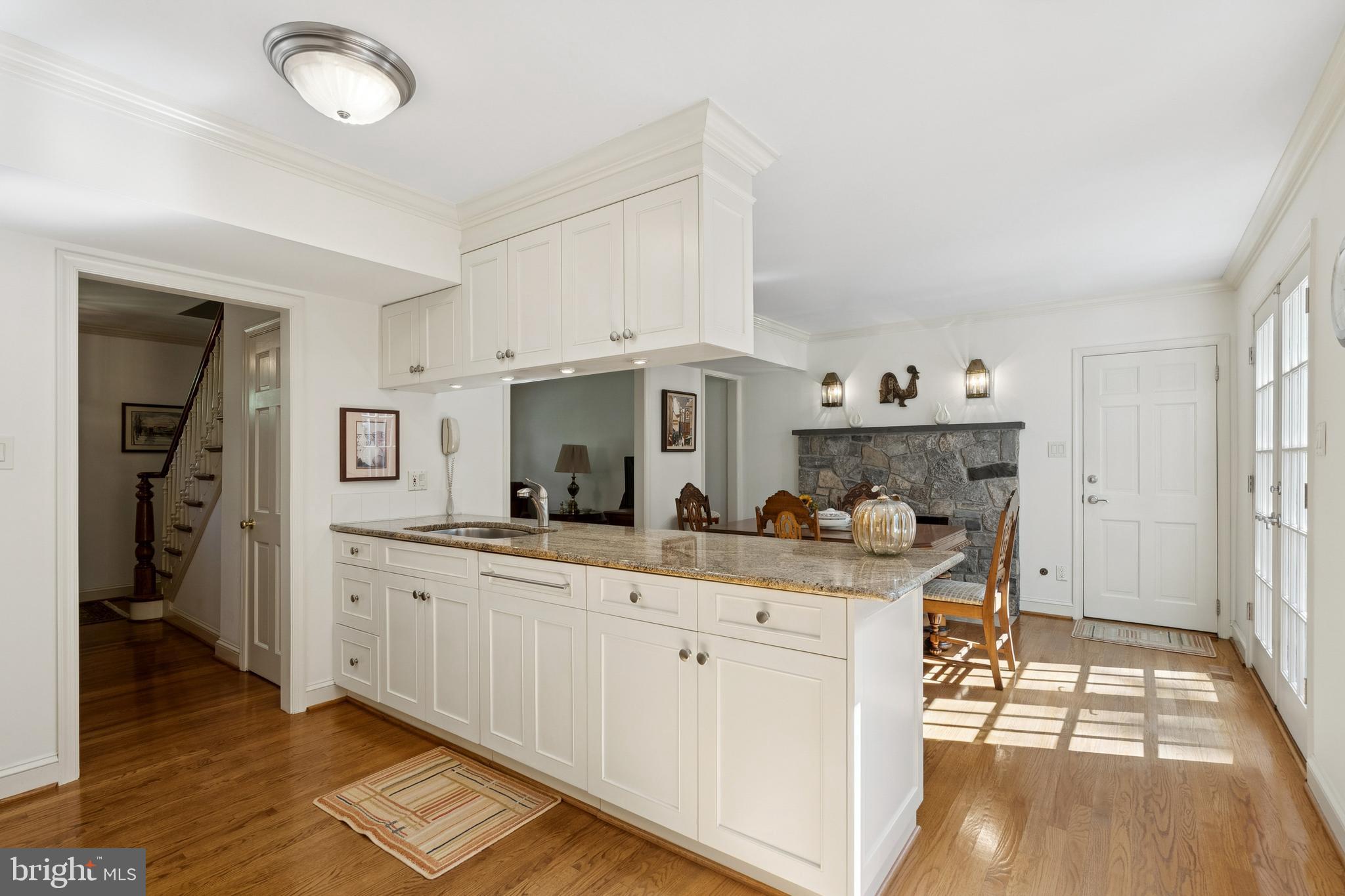 720 Maple Court Moorestown, NJ 08057 - Photo 6 of 28 Island in Kitchen plus stone Fireplace