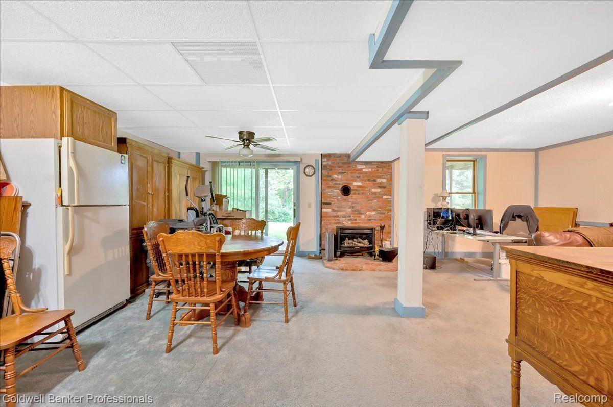 3931 Hosner Road Dryden, MI 48428 - Photo 26 of 40 Walkout Family Room with Fireplace