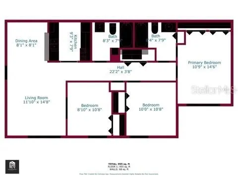 $2,095 | 2019 Dixie Belle Drive, Unit 2019G, Orlando, FL 32812