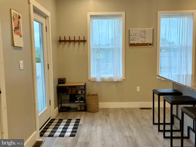 a view of kitchen and utility room