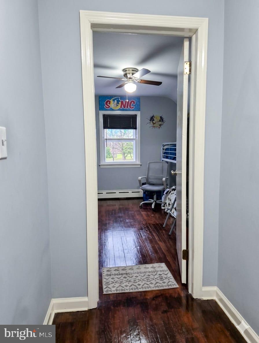 110 High Street Hamilton, NJ 08611 - Photo 20 of 30 a view of entryway and livingroom with wooden floor