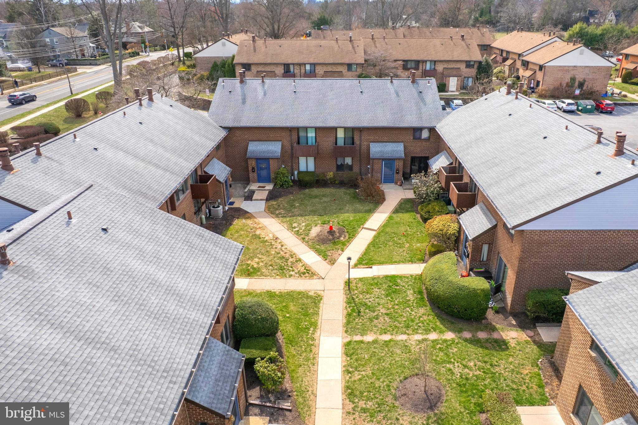 700 Ardmore Avenue, Unit 621 Ardmore, PA 19003 - Photo 32 of 37 an aerial view of a house with a swimming pool