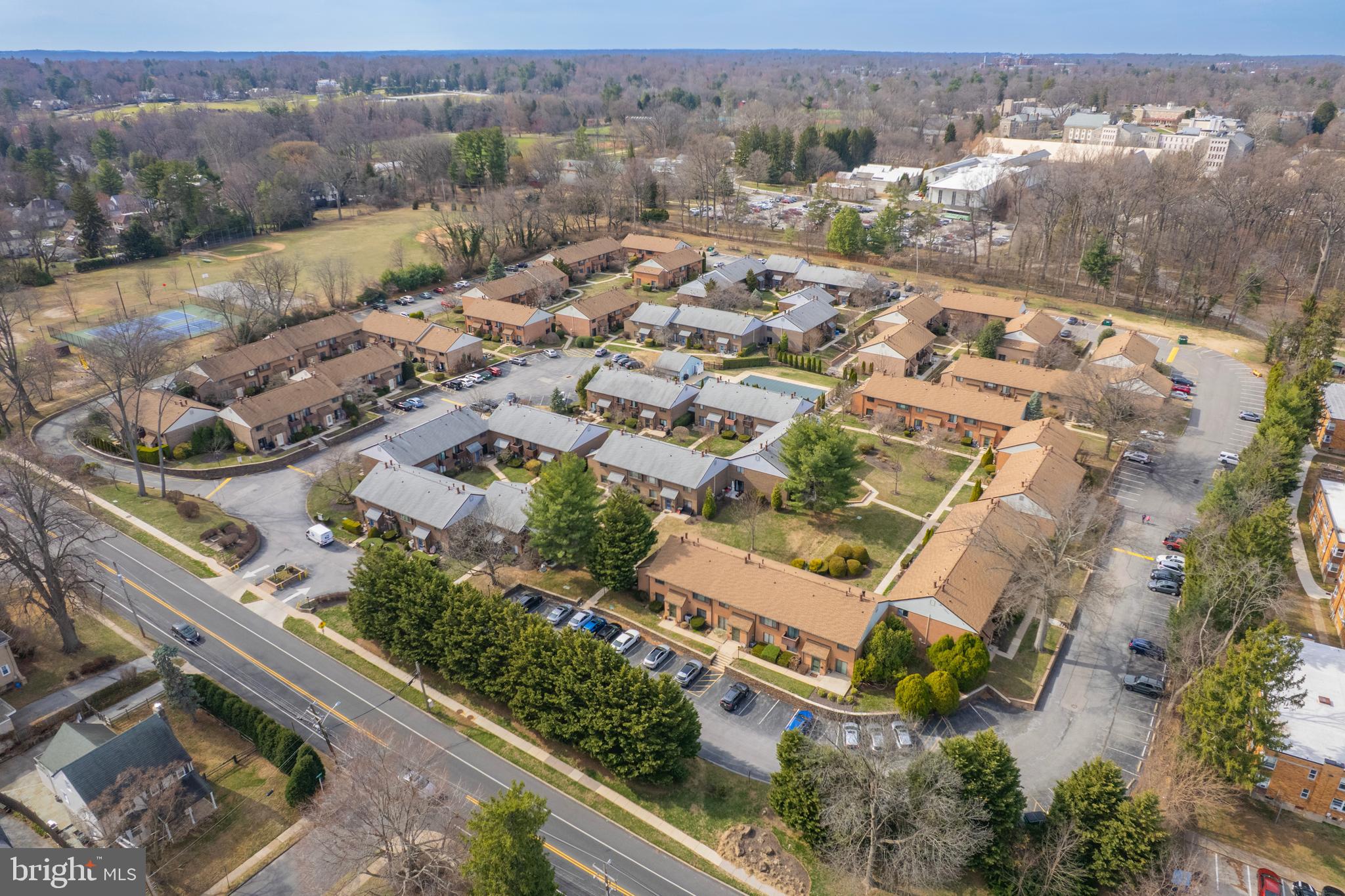 700 Ardmore Avenue, Unit 621 Ardmore, PA 19003 - Photo 35 of 37 an aerial view of residential houses with outdoor space