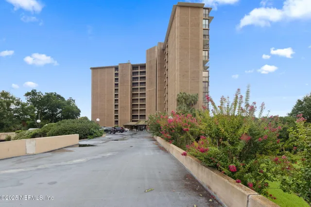 a view of front door of house