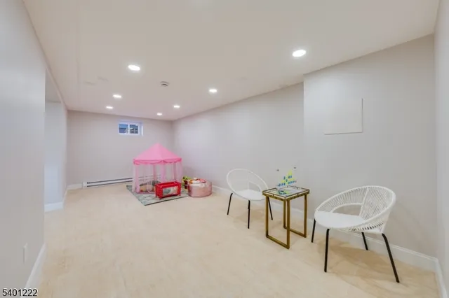 a room with furniture and a couch