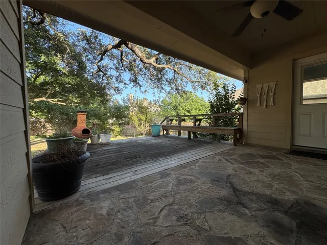 a view of outdoor space with porch