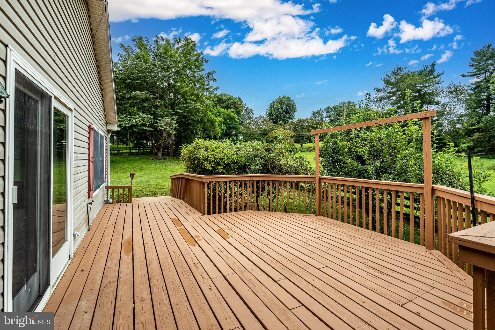 249 Mattson Road Garnet Valley, PA 19060 - Photo 29 of 53 a view of balcony with wooden floor and fence