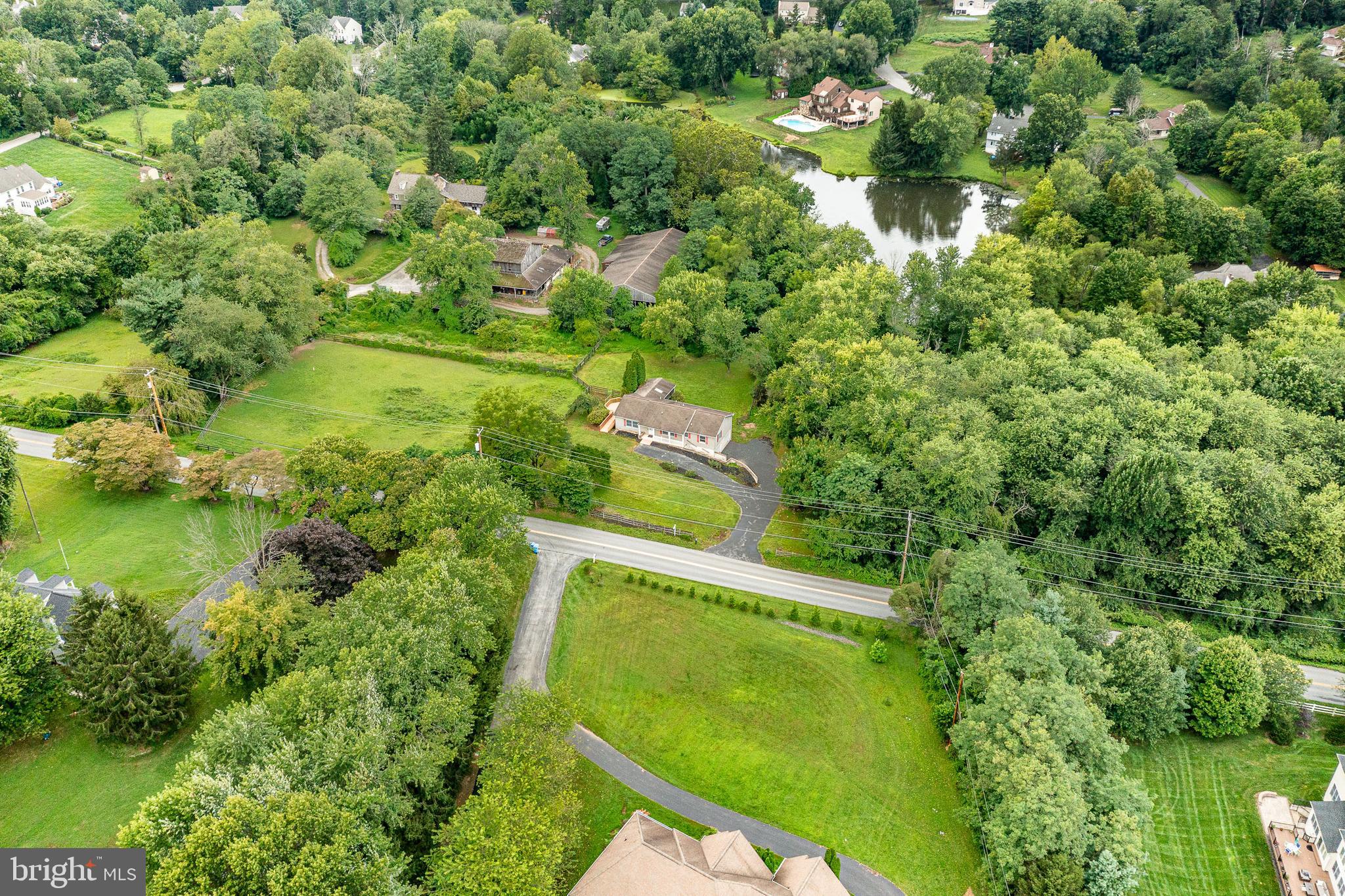 249 Mattson Road Garnet Valley, PA 19060 - Photo 38 of 53 an aerial view of residential house with outdoor space and trees around