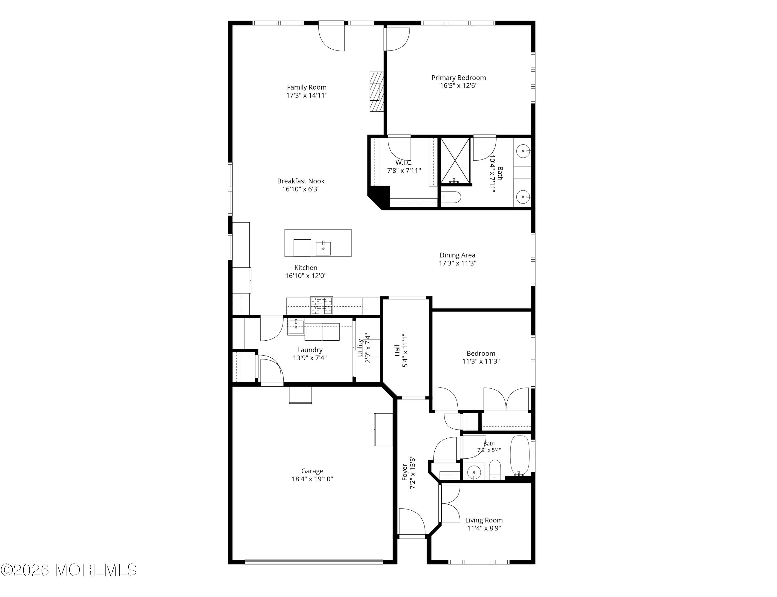 4 Lenox Road Jackson, NJ 08527 - Photo 35 of 35 FloorPlan-1a-4 Lenox Rd. Jackson, NJ