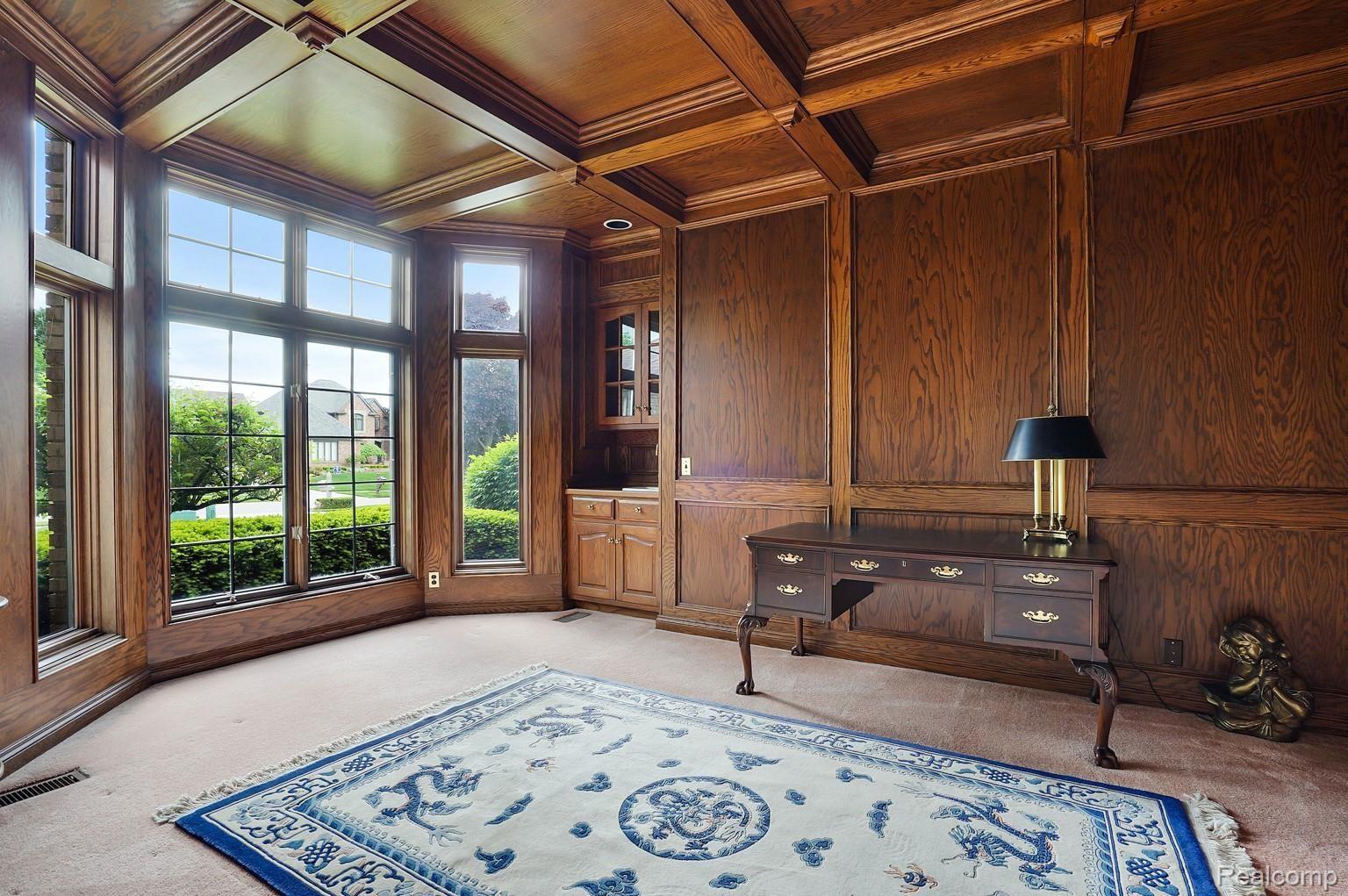 Beautiful Oak paneled den