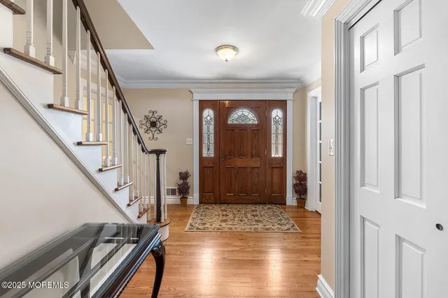 a view of an entryway door